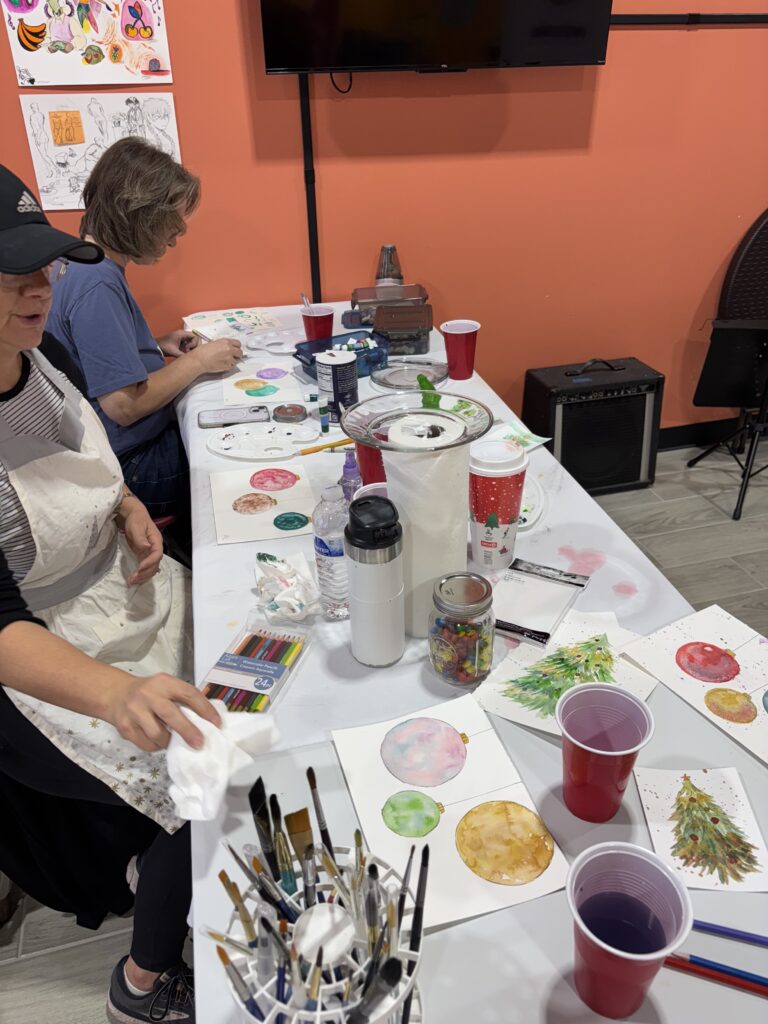 WaterColor Workshop Feb. 8th for Valentines Day!